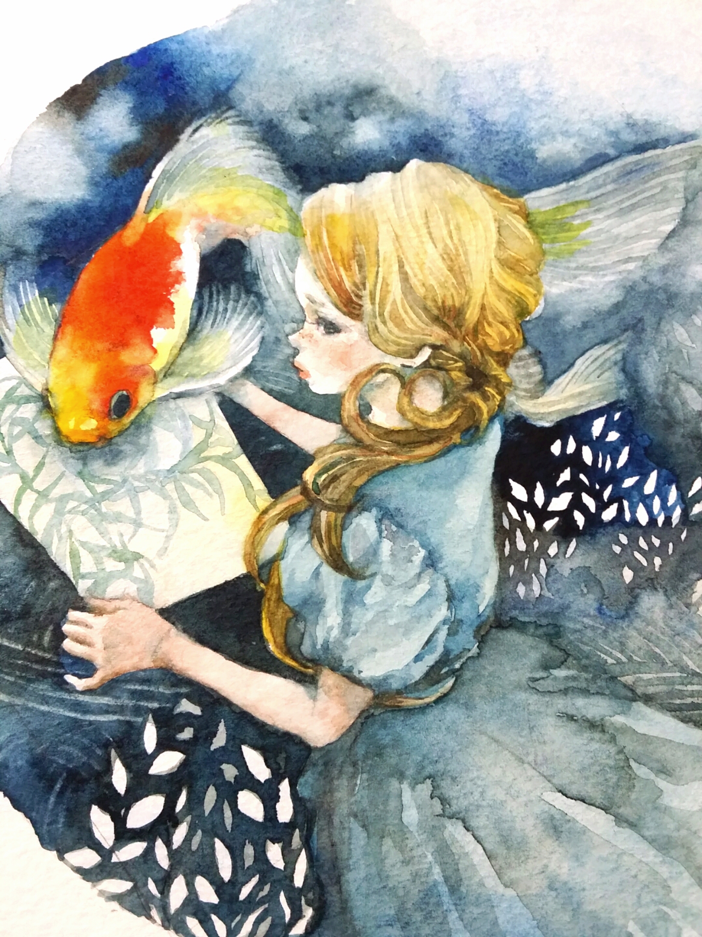 Женщины золотые рыбки. Иллюстрация. Девочка и Золотая рыбка. Девушка и Золотая рыбка. Девочка с рыбкой.